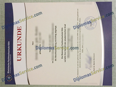 Rheinische Fachhochschule Köln diploma