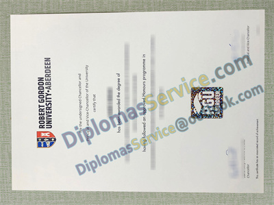 Robert Gordon University diploma