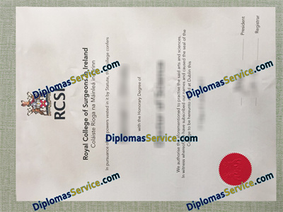 Royal College of Surgeons in Ireland certificate