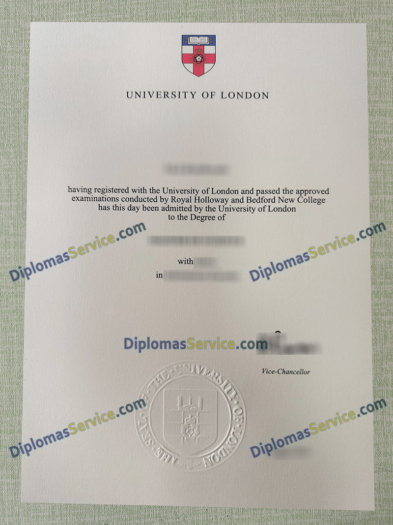 Royal Holloway University of London degree, Royal Holloway University of London certificate,