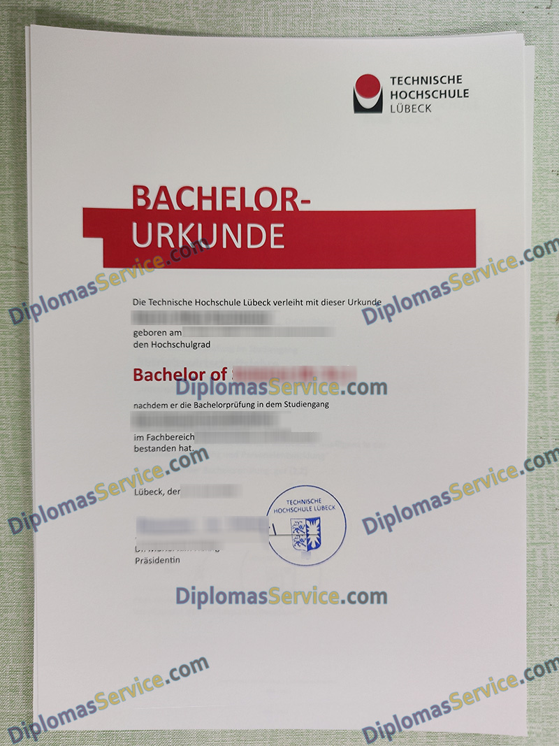 Technische Hochschule Lübeck urkunde, TH Lübeck degree,