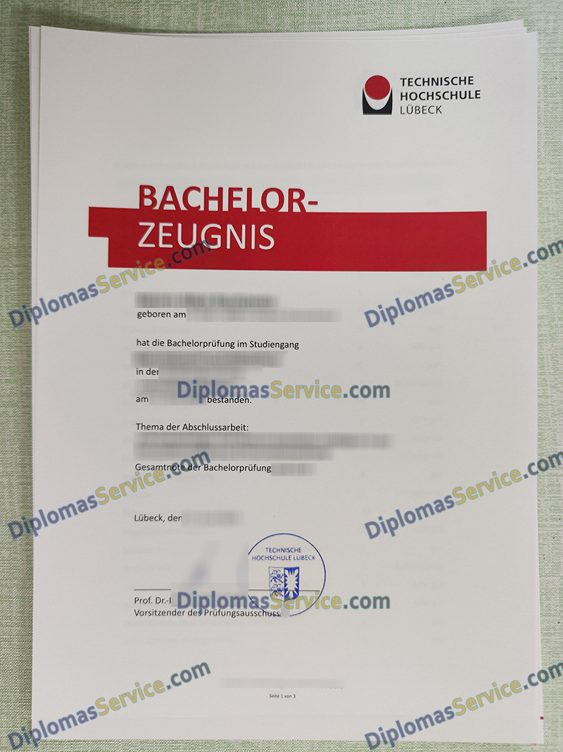 Technische Hochschule Lübeck zeugnis, TH Lübeck transcript,