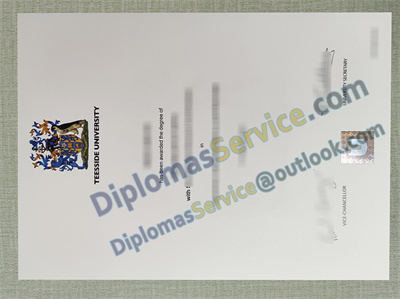 Teesside University diploma