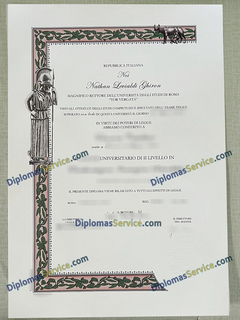 Università di Roma Tor Vergata diploma, Università degli Studi di Roma Tor Vergata laurea,
