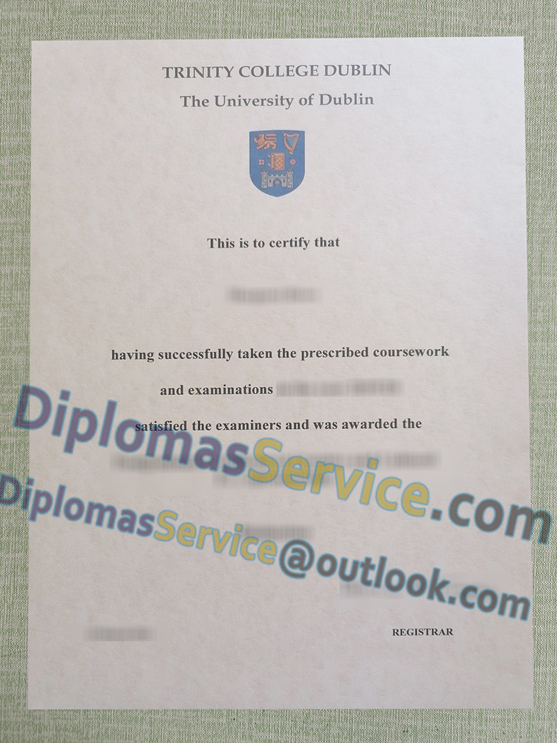 Trinity College Dublin certificate, Trinity College Dublin diploma,