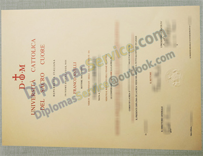 Università Cattolica del Sacro Cuore degree