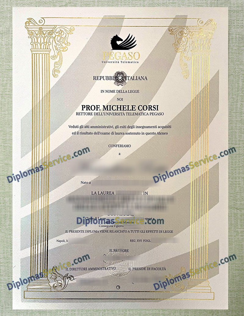 Università Telematica Pegaso diploma, Università Telematica Pegaso laurea,