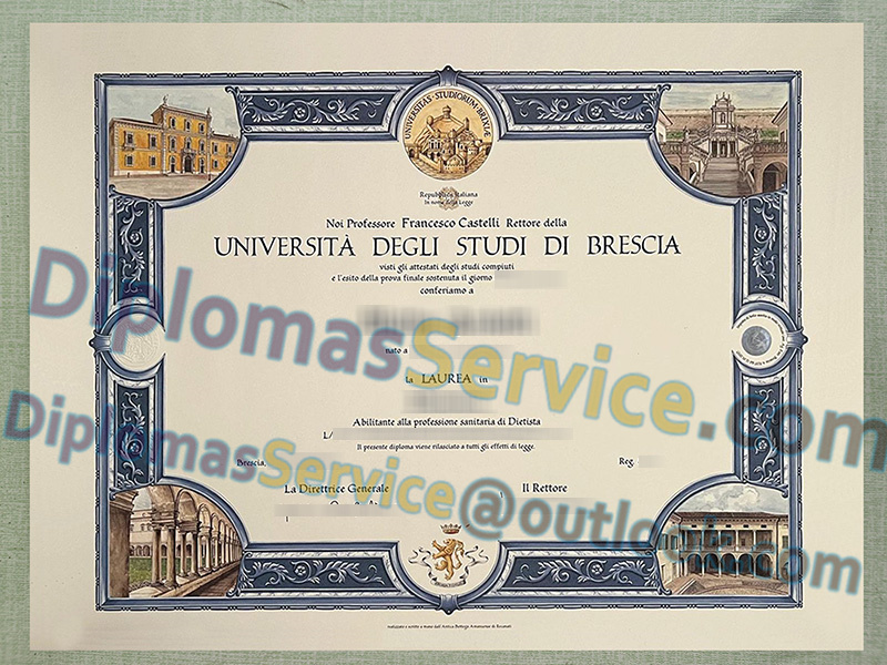 Università di Brescia diploma, Università degli Studi di Brescia laurea,