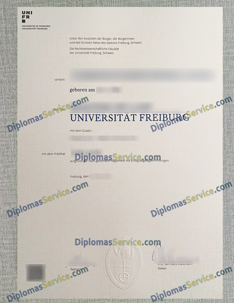 Universität Freiburg Schweiz degree, Universität Freiburg Schweiz diploma,