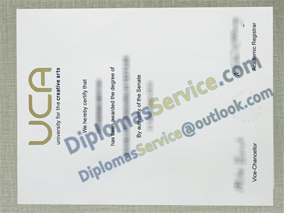 University for the Creative Arts diploma