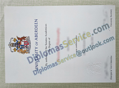 University of Aberdeen diploma