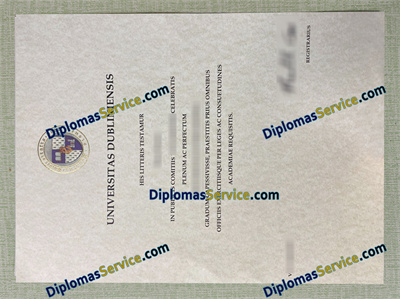University of Dublin certificate