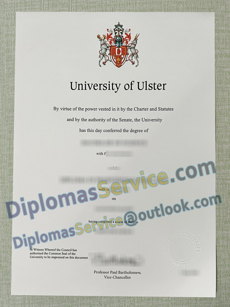University of Ulster degree, University of Ulster certificate,