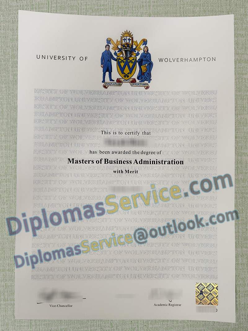 University of Wolverhampton degree, University of Wolverhampton certificate,