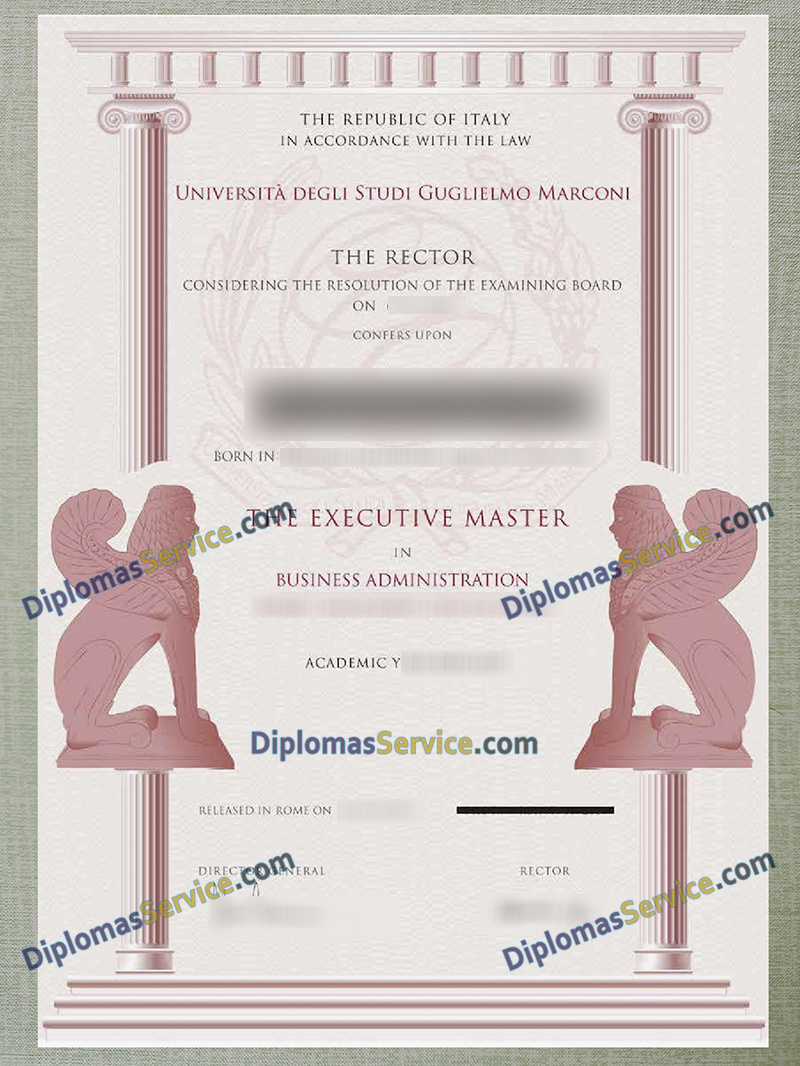 Università degli studi Guglielmo Marconi diploma, Università degli studi Guglielmo Marconi laurea,