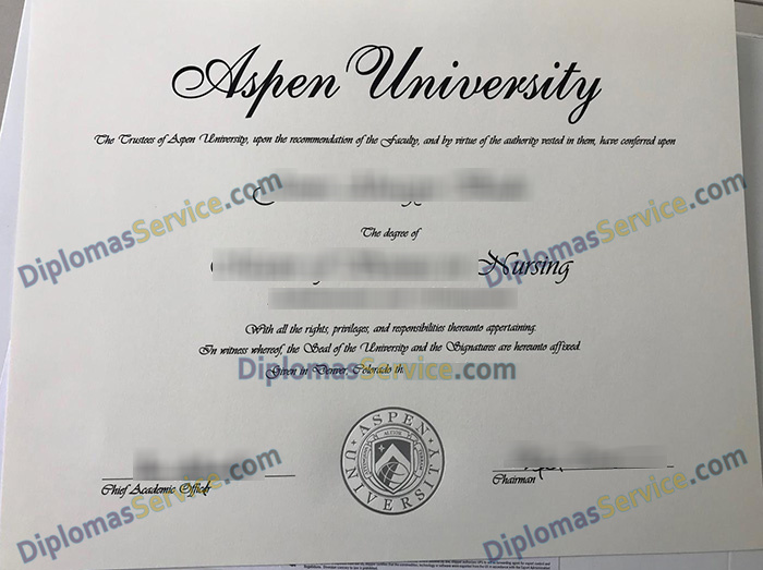 Aspen University diploma, Aspen University degree,