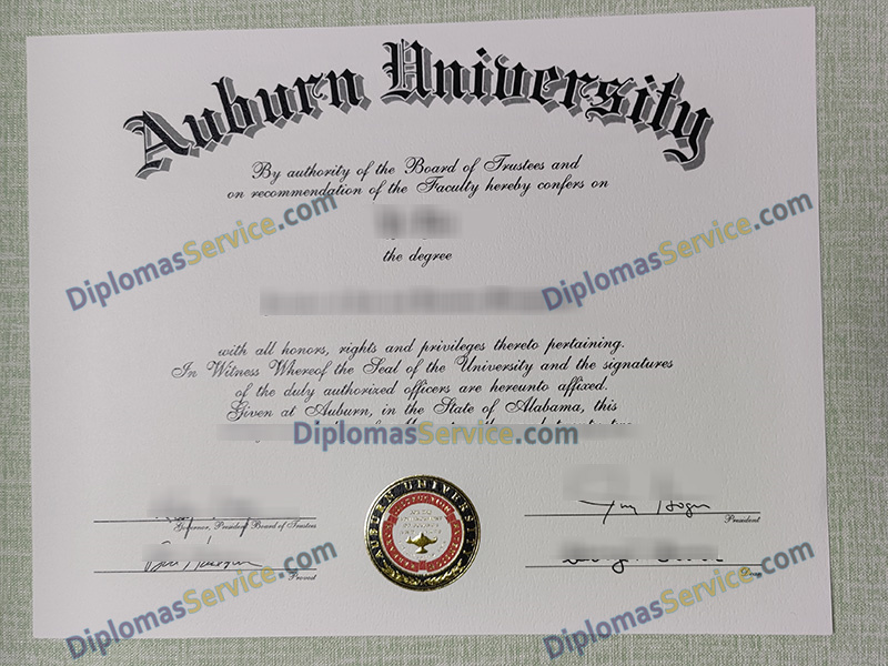 Auburn University diploma, Auburn University degree,