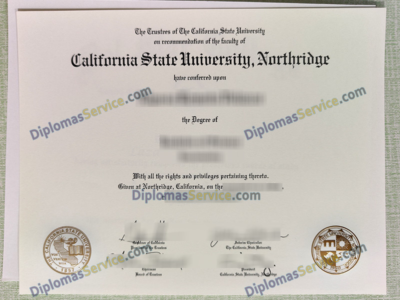 Cal State Northridge diploma, California State University Sacramento degree,