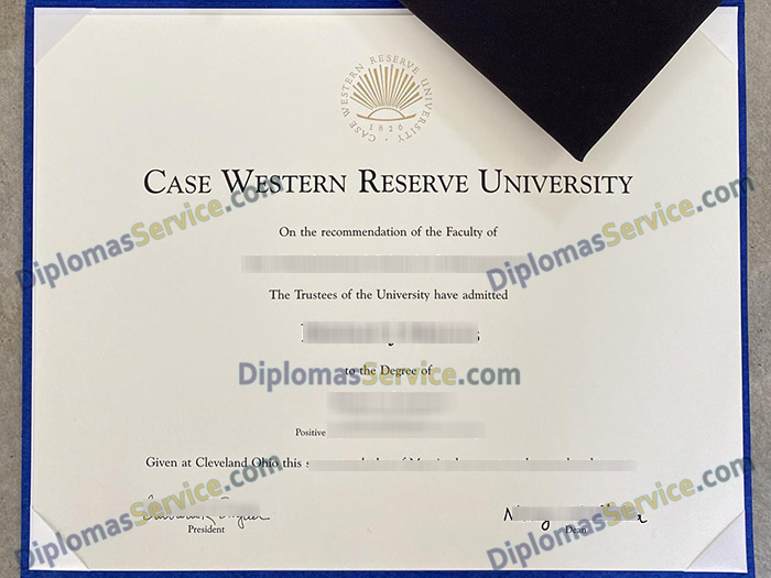 Case Western Reserve University diploma, Case Western Reserve University degree,