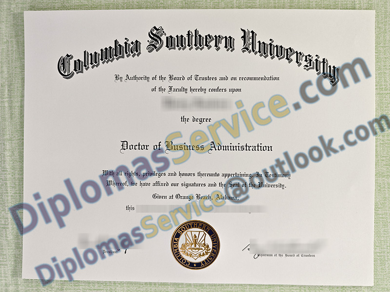 Columbia Southern University diploma, Columbia Southern University degree,
