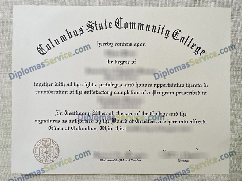 Columbus State Community College diploma, Columbus State Community College degree,