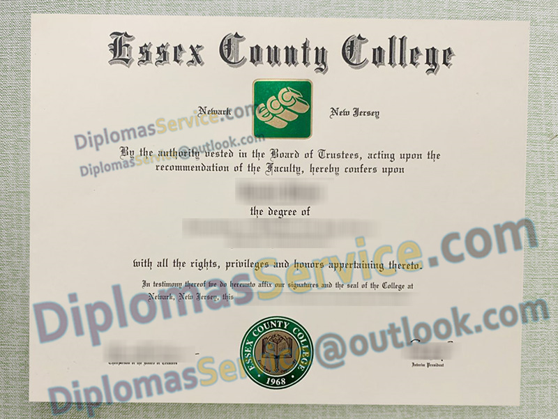 Essex County College diploma, Essex County College degree,