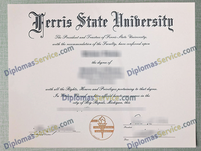 Ferris State University diploma, Ferris State University degree,