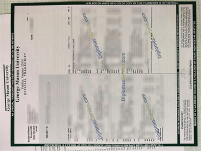 George Mason University transcript