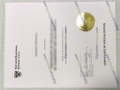 Harvard Business School online certificate
