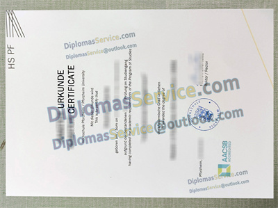 Hochschule Pforzheim diploma