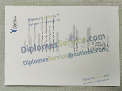 Hochschule Rhein-Waal diploma