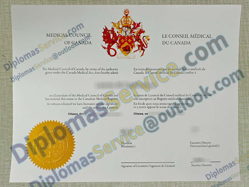 Medical Council of Canada certificate