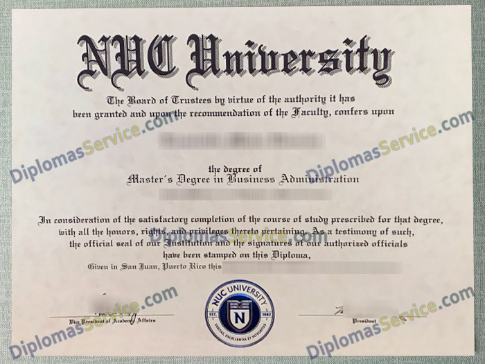 NUC University diploma, NUC University degree,