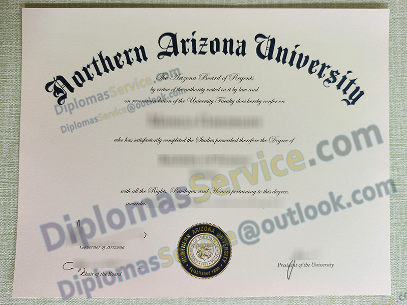 Northern Arizona University diploma, Northern Arizona University degree,