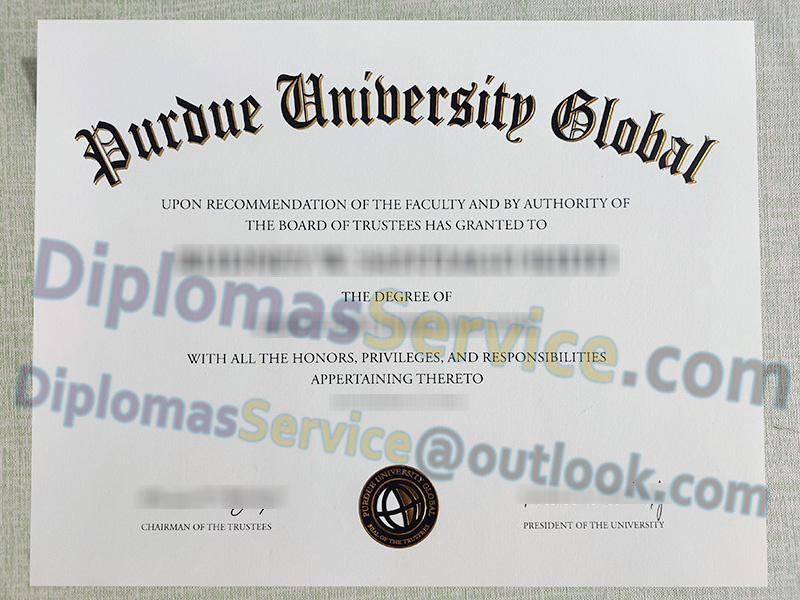 Purdue University Global diploma, Purdue University Global degree,