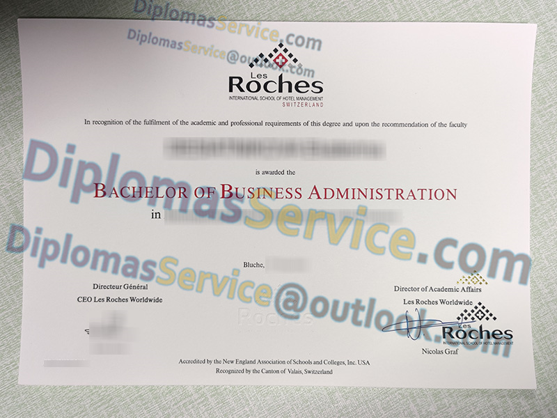 Les Roches diploma, Les Roches International School of Hotel Management degree,