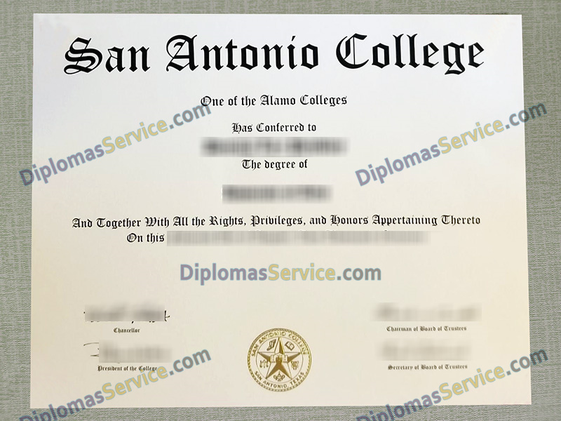 San Antonio College diploma, San Antonio College degree,