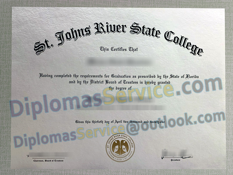 St. Johns River State College diploma, St. Johns River State College degree,