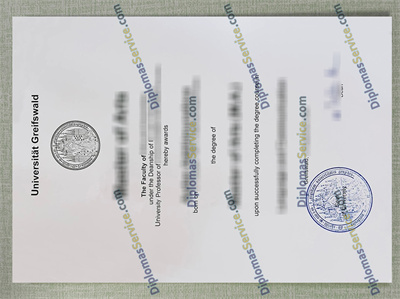 Universität Greifswald diploma