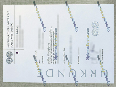 Universität Halle-Wittenberg diploma