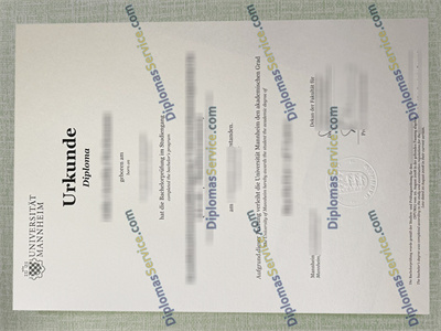 Universität Mannheim diploma