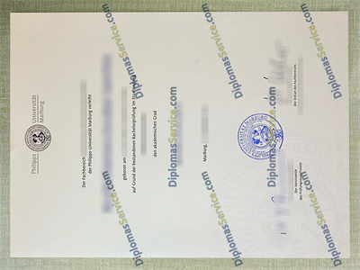 Universität Marburg diploma