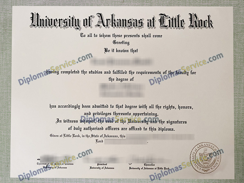 University of Arkansas at Little Rock diploma, UA Little Rock degree,