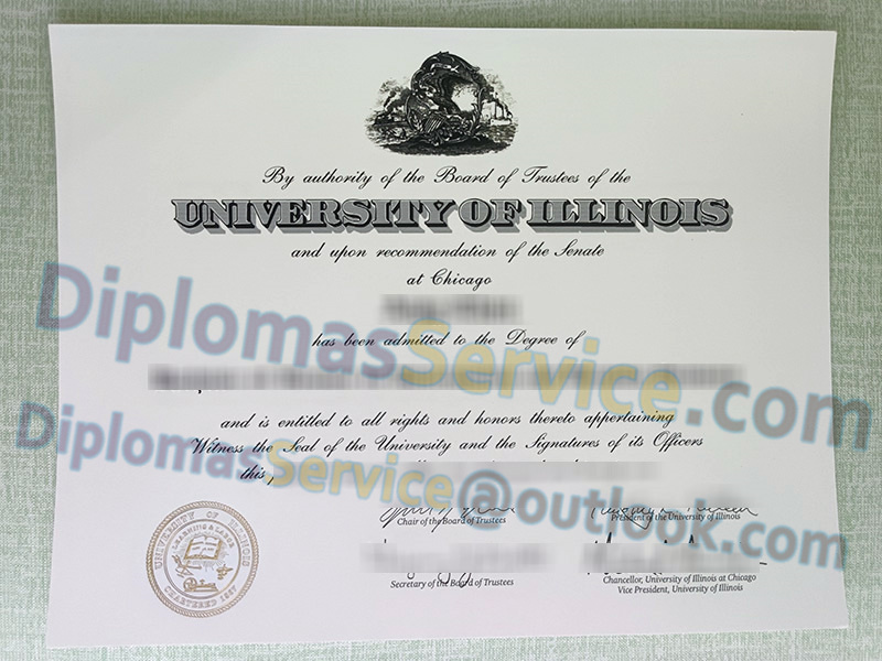 University of Illinois Chicago diploma, University of Illinois Chicago degree,