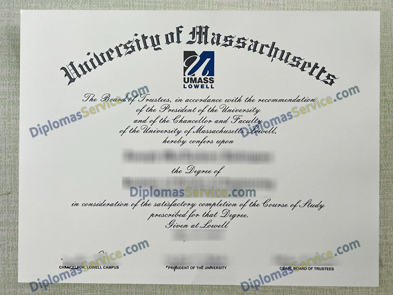 University of Massachusetts Lowell diploma, University of Massachusetts Lowell degree,