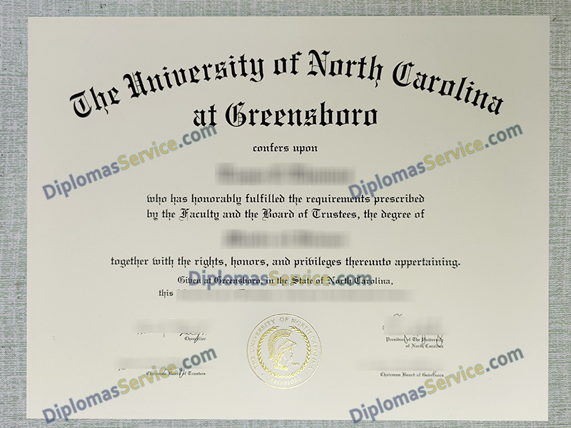 UNC Greensboro diploma, University of North Carolina at Greensboro degree,
