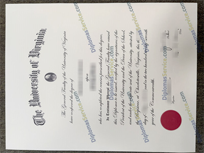 University of Virginia certificate