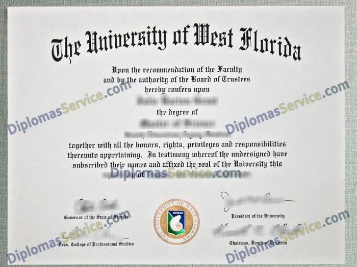 University of West Florida diploma, University of West Florida degree,