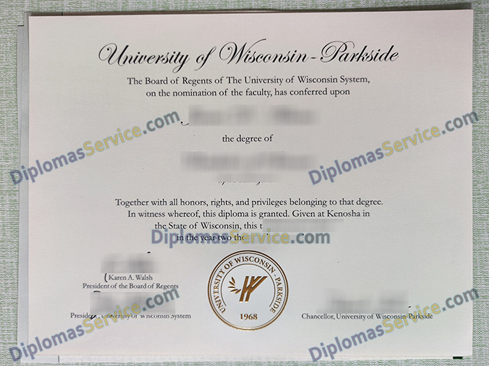University of Wisconsin Parkside diploma, University of Wisconsin Parkside degree,