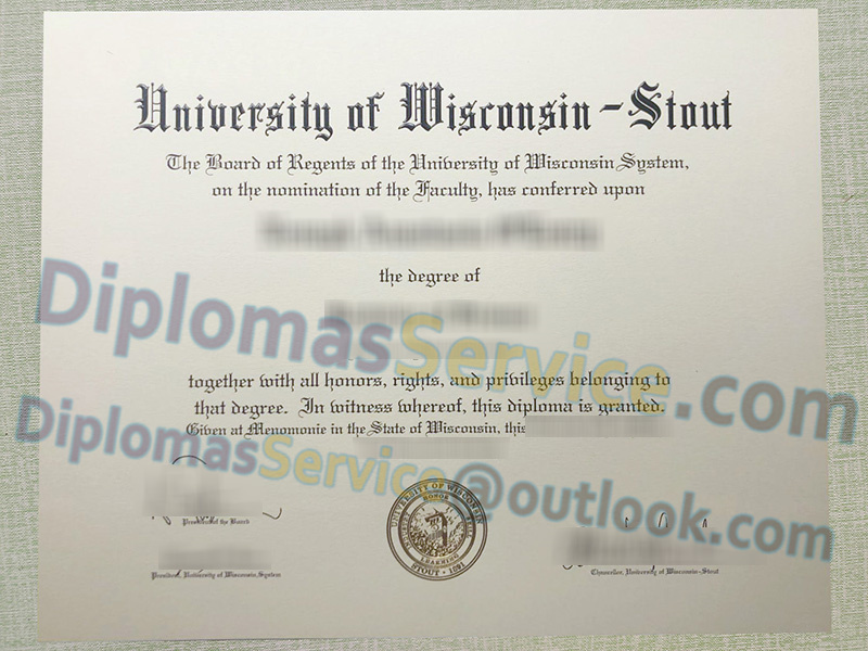 University of Wisconsin-Stout diploma, UW-Stout degree,